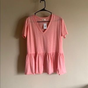 Babydoll pink shirt